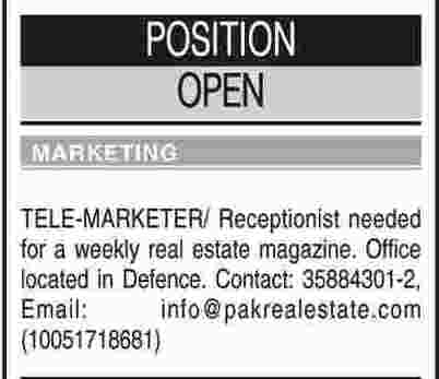 Classified Dawn Misc. Jobs 2