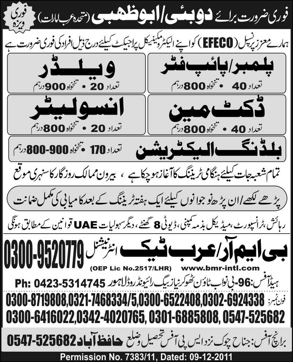 Jobs in Dubai/Abu Dhabi