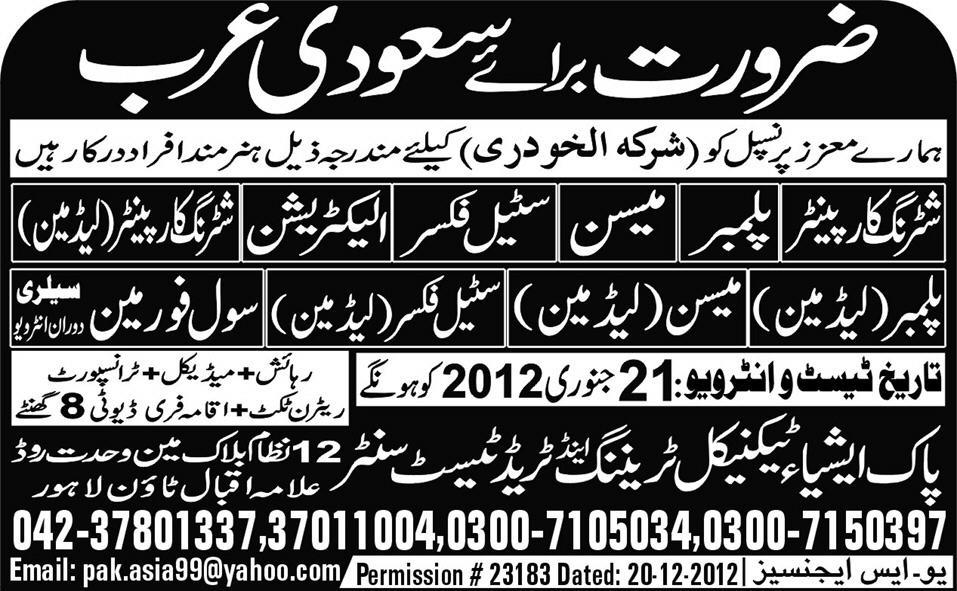 Supporting Jobs in Saudi Arabia