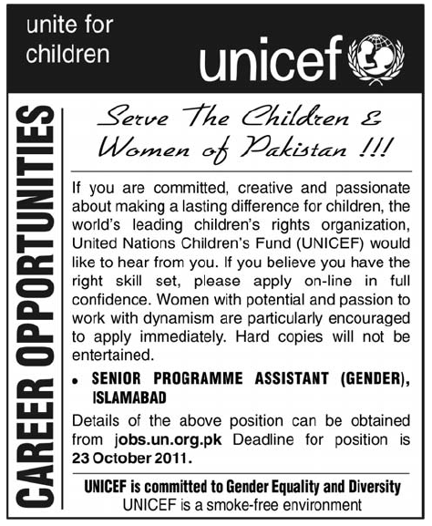 UNICEF Career Opportunities