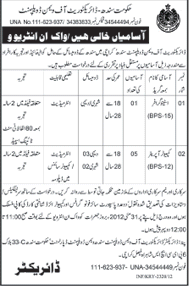 Jobs at Directorate of Women Development