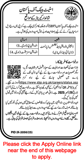 State Bank of Pakistan Jobs December 2025 Apply Online Innovation Lead & Strategist SBP Latest