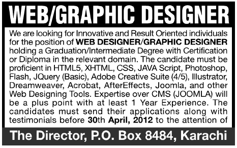 Web Developers/Designers Jobs